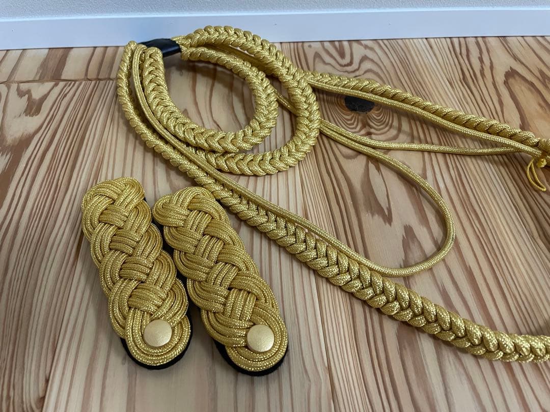 レニヤード　肩章セット　右肩用