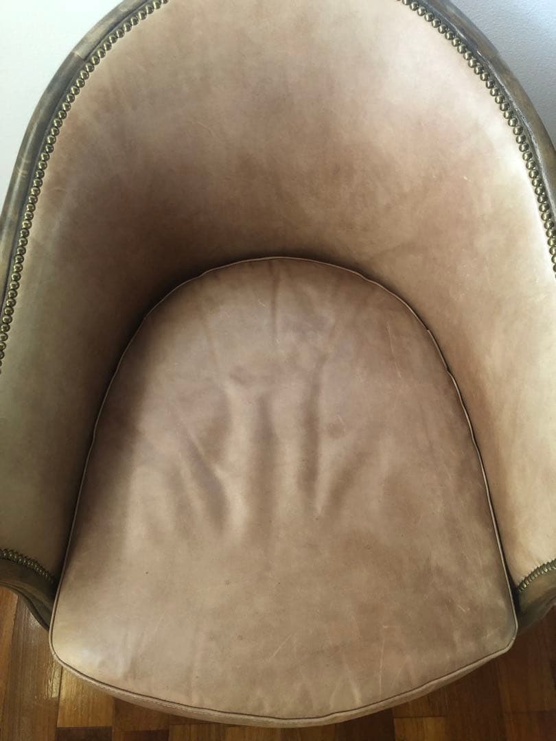 HALO 1人掛けソファー 天然皮革ベージュ系 TIMELESS COMFORT