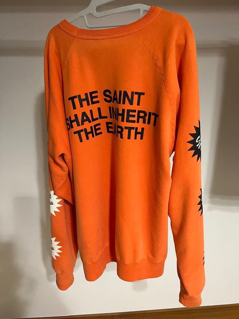 SAINT TEARS オレンジ スウェット XL