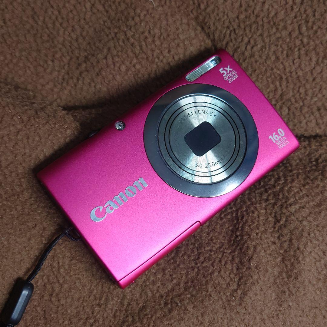 CANONパワーショット★美品PowerShotA2300レッド★デジカメ送料込
