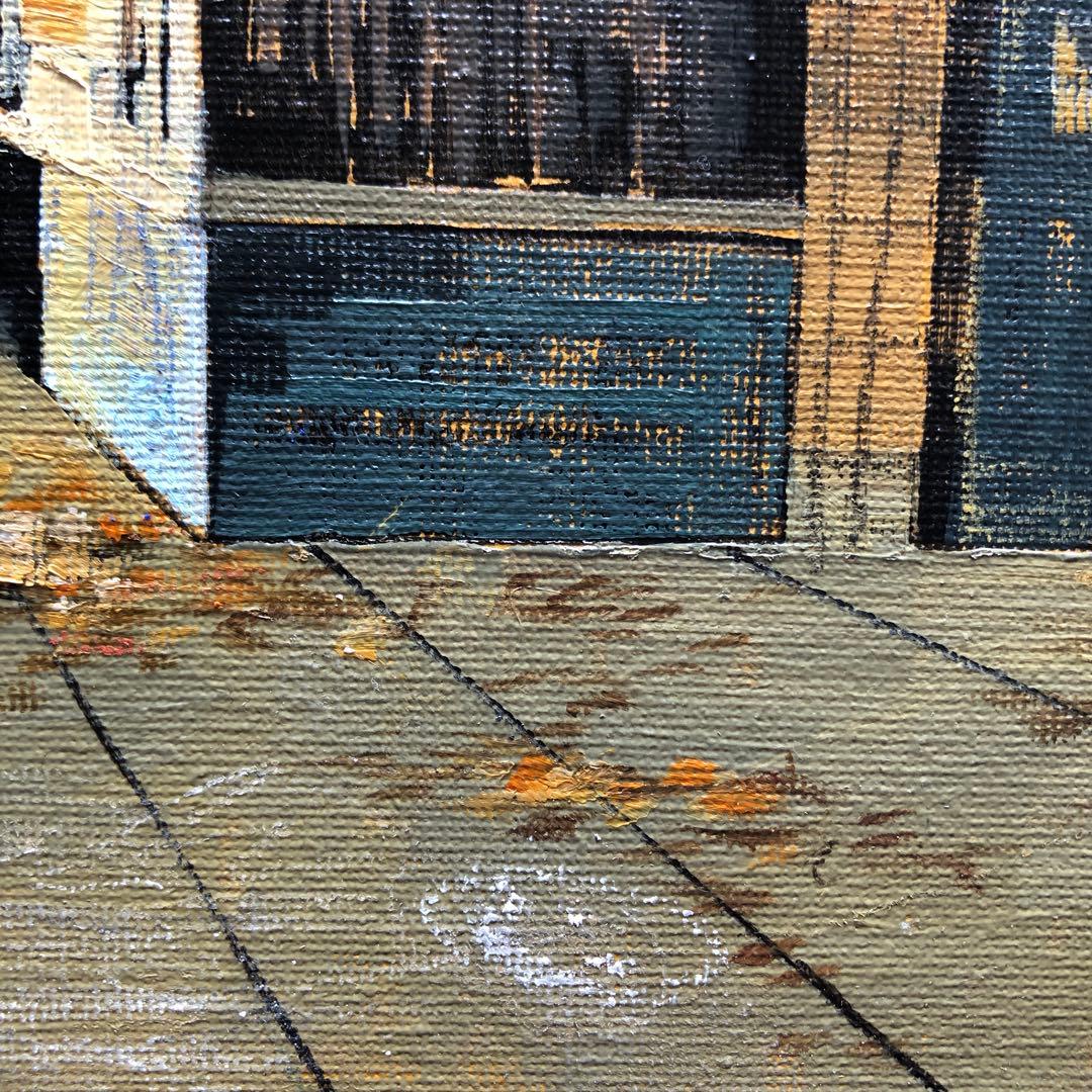 油彩『Slumbering Silver Screen』(眠る銀幕)