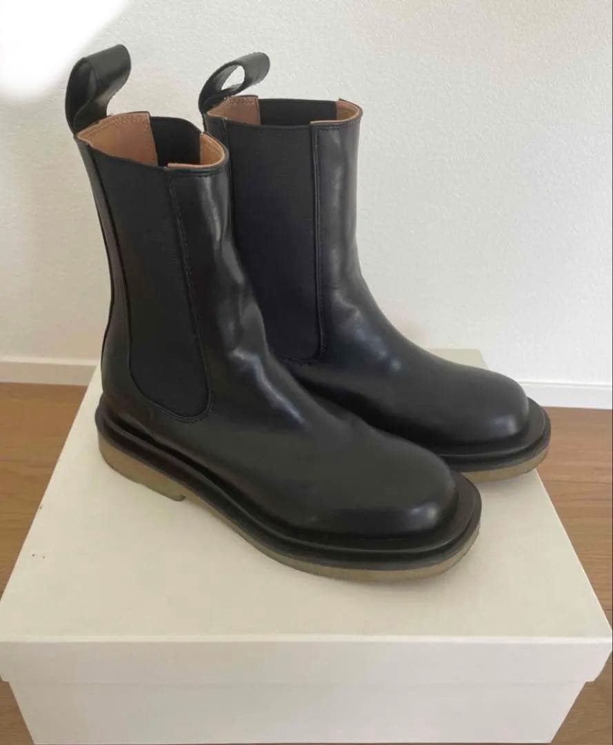 靴 TODAYFUL Leather Middle Boots 36