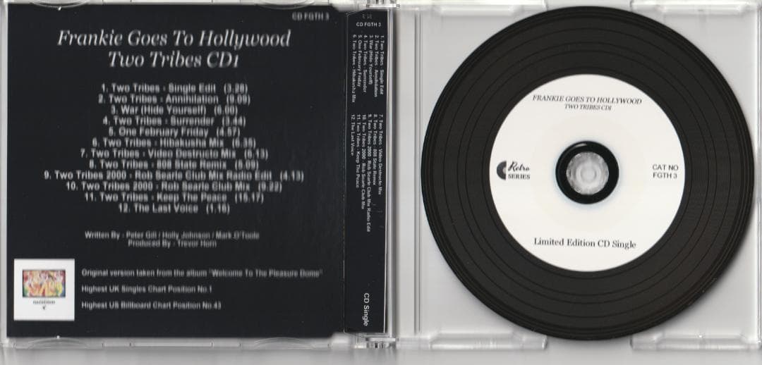Frankie Goes To Hollywood　Two Tribes　CD