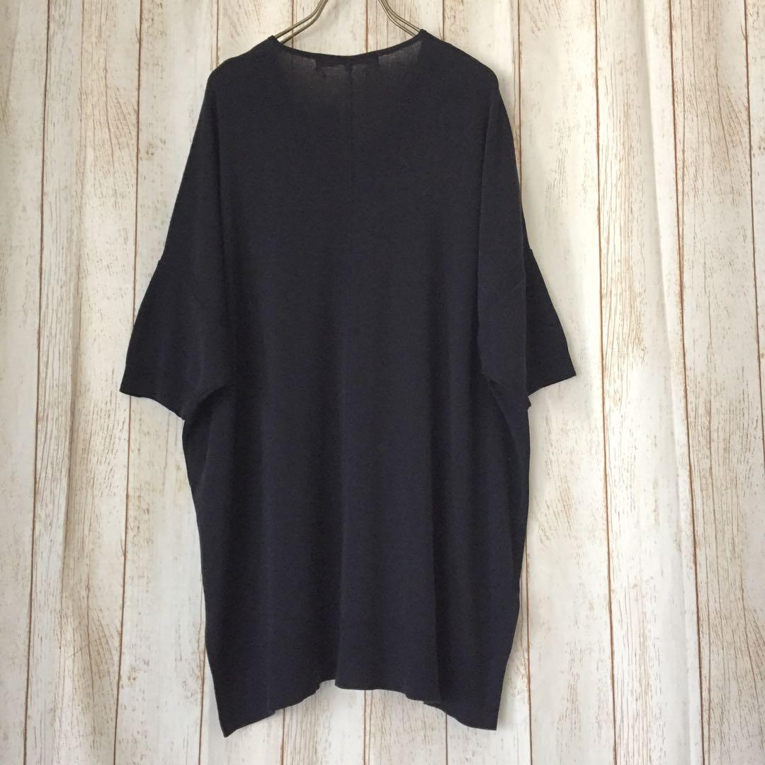 《未使用》自由区 大きいサイズ ニットチュニック