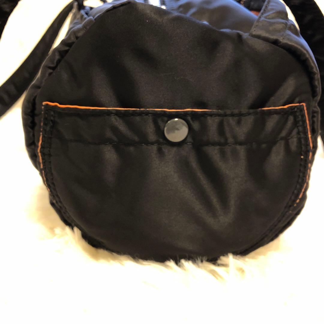 美品 PORTER タンカー ボストンバッグ ドラムバッグ ミニボストン 黒