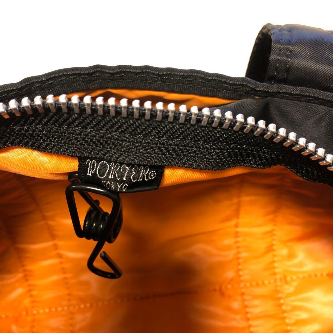 美品 PORTER タンカー ボストンバッグ ドラムバッグ ミニボストン 黒