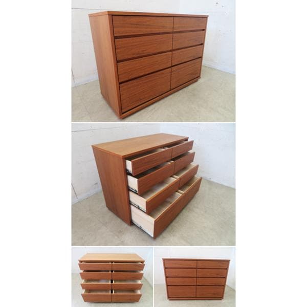 展示品■アクタス■スタジオアルファ■ウォールナット■2列4段■ワイドチェスト■