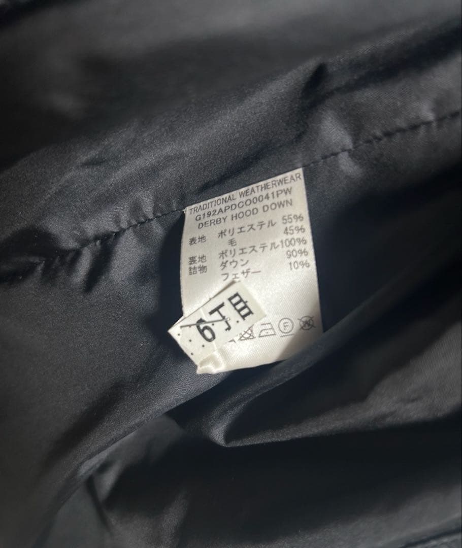 値下げ　traditional weatherwear チェックダウンＬ