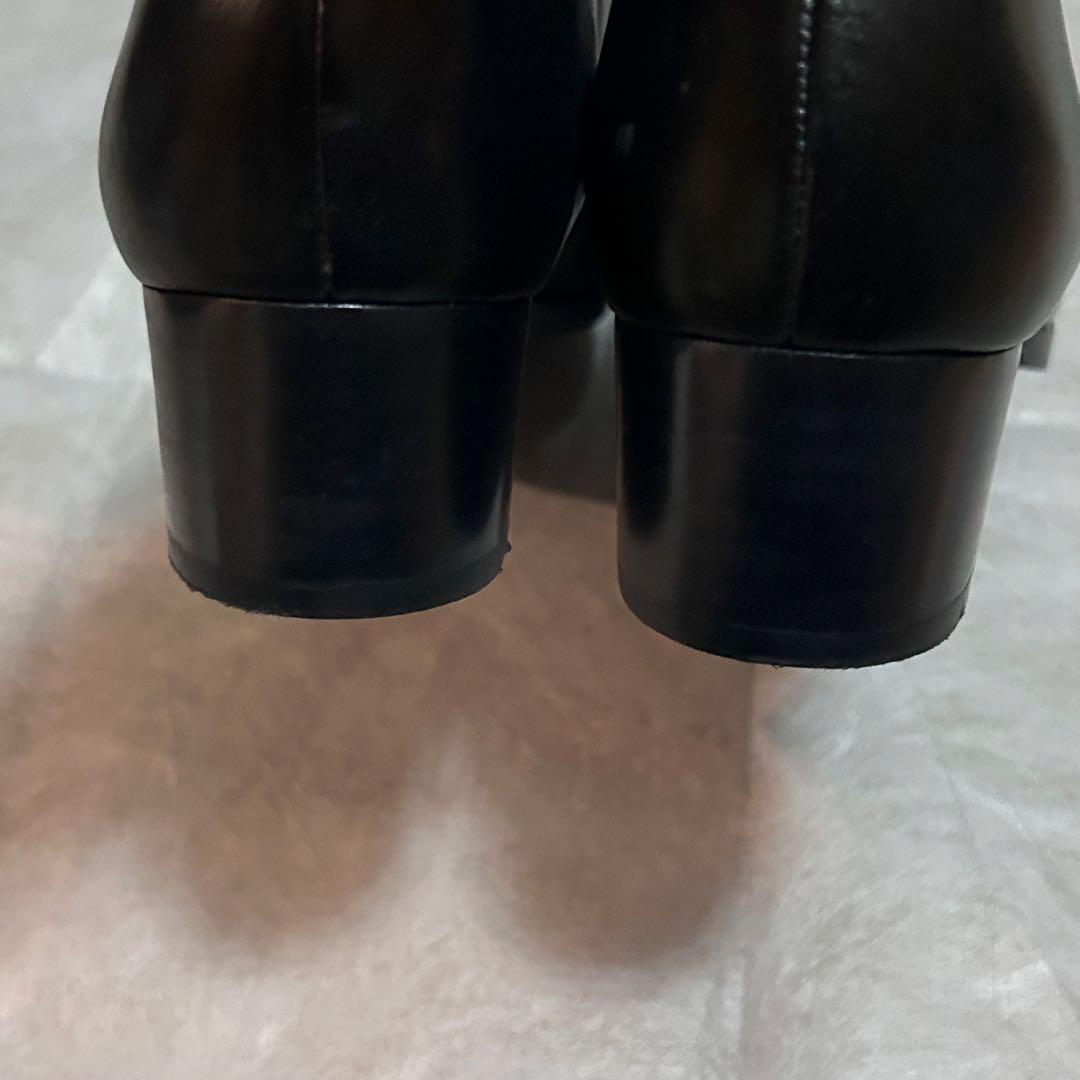 美品 マーガレットハウエルアイデア レースアップシューズ　24 ブラック