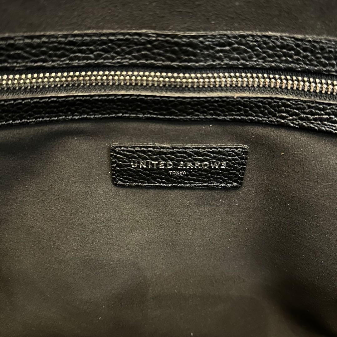 UNITEDARROWSレザーラウンドブリーフケース【定価39600円】