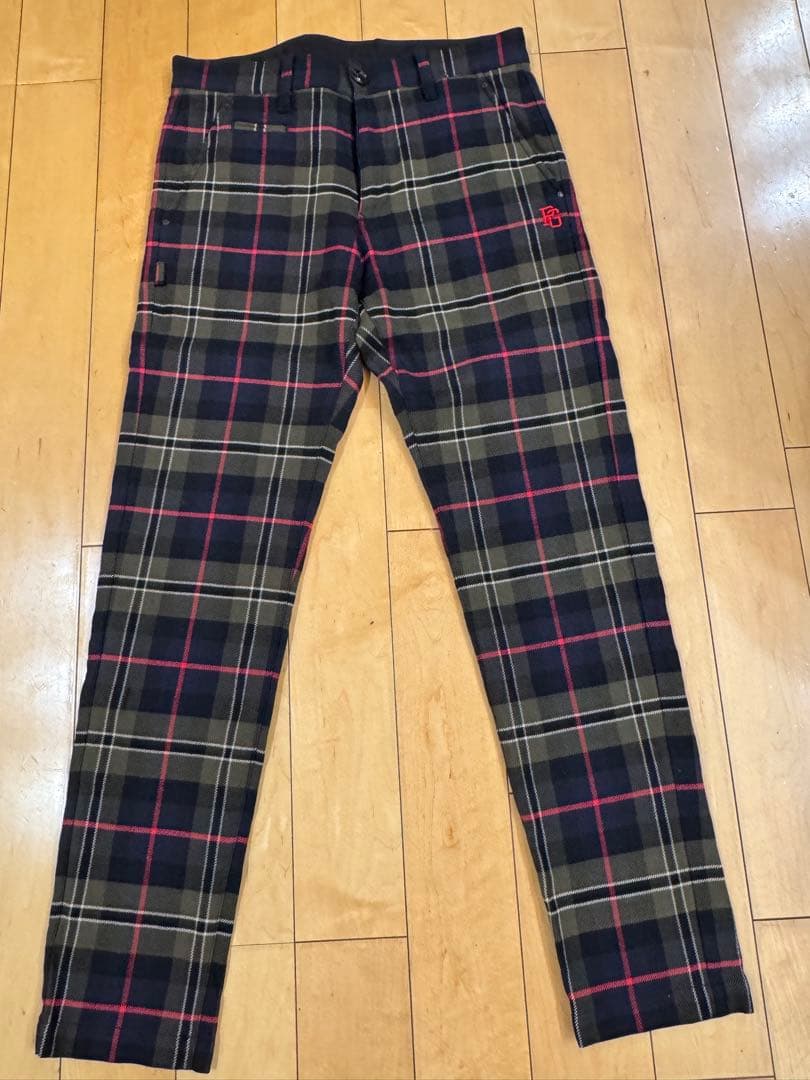 PEARLY GATES(パーリーゲイツ)秋冬チェック柄パンツ