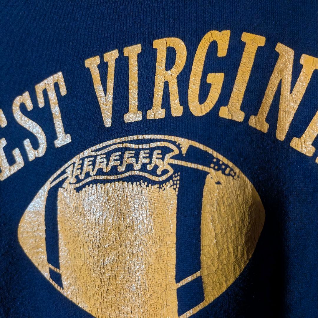 70s　USA製　ビンテージ　スウェット　三段　バージニア州　カレッジプリント