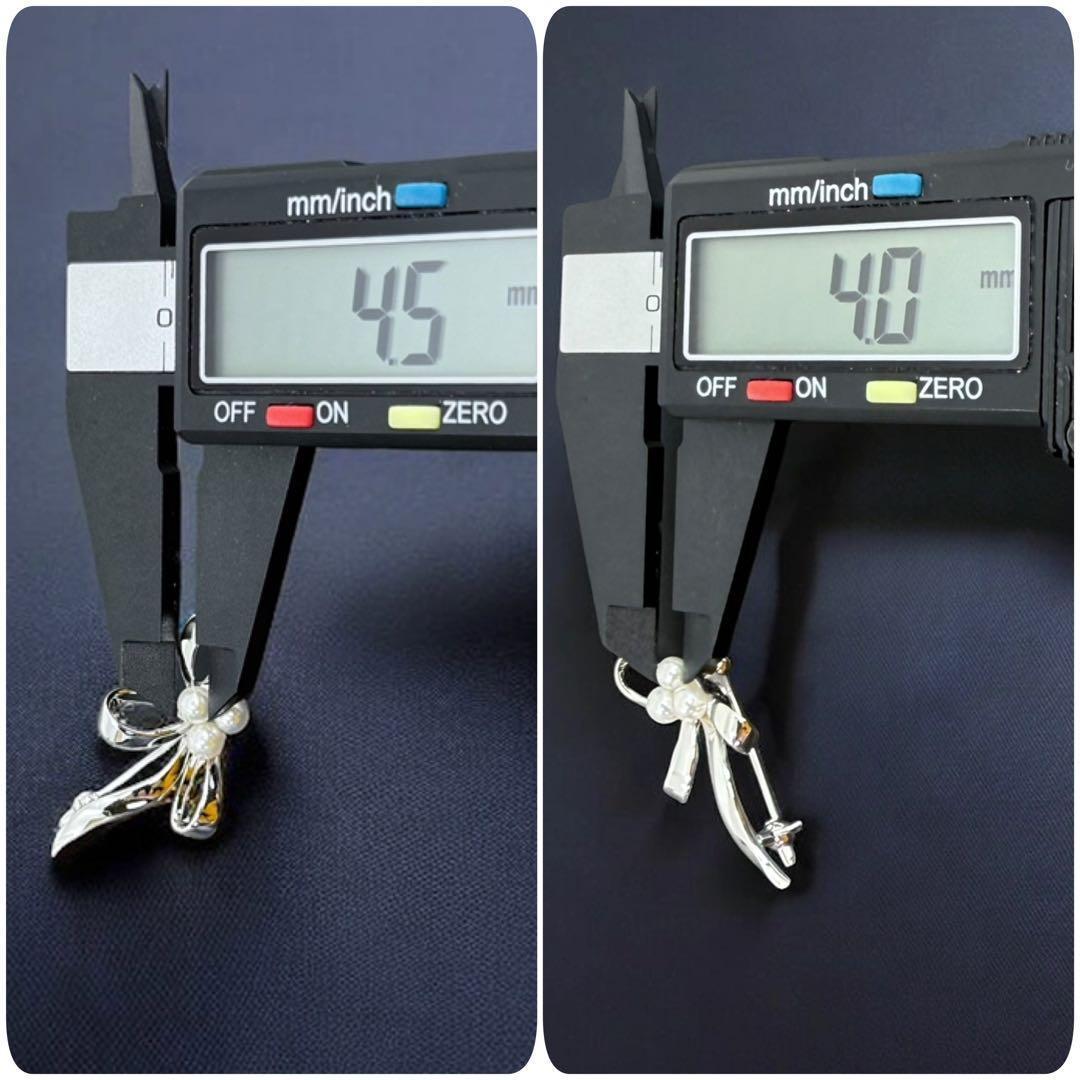 【新品同様】ミキモト　アコヤ　本真珠　パール　ブローチ　コサージュ　シルバー