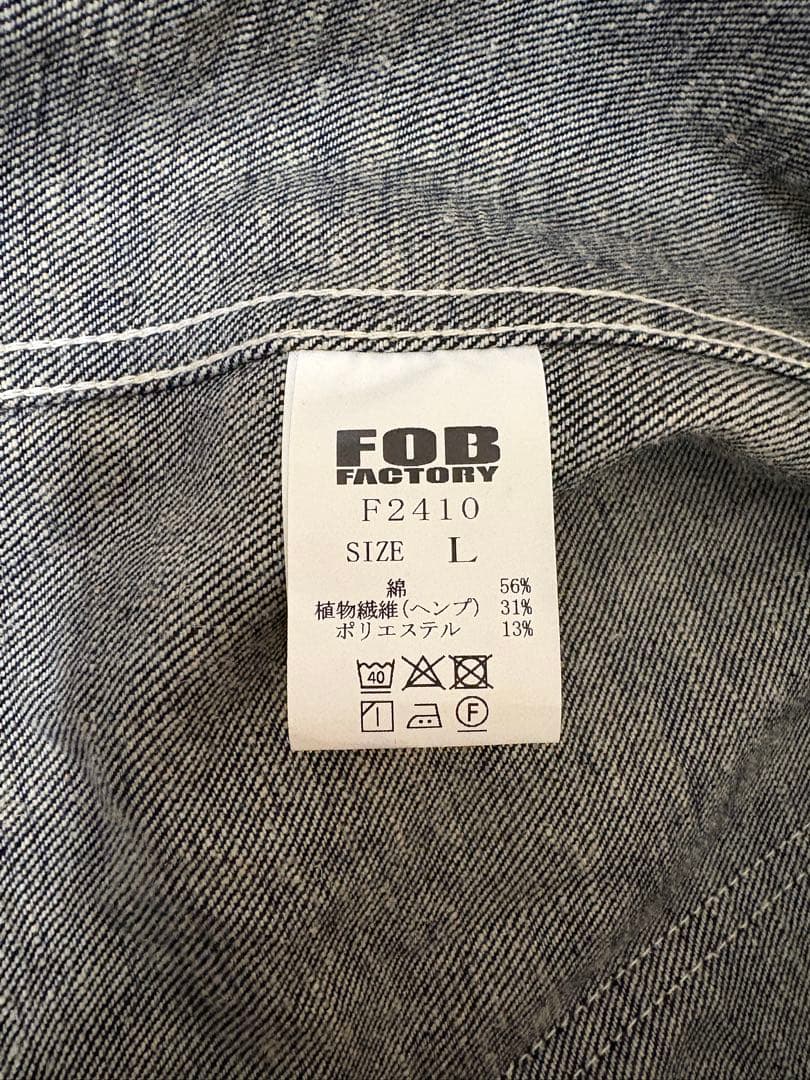 【値下げ済】FOB FACTORY デニムカバーオール サイズ3
