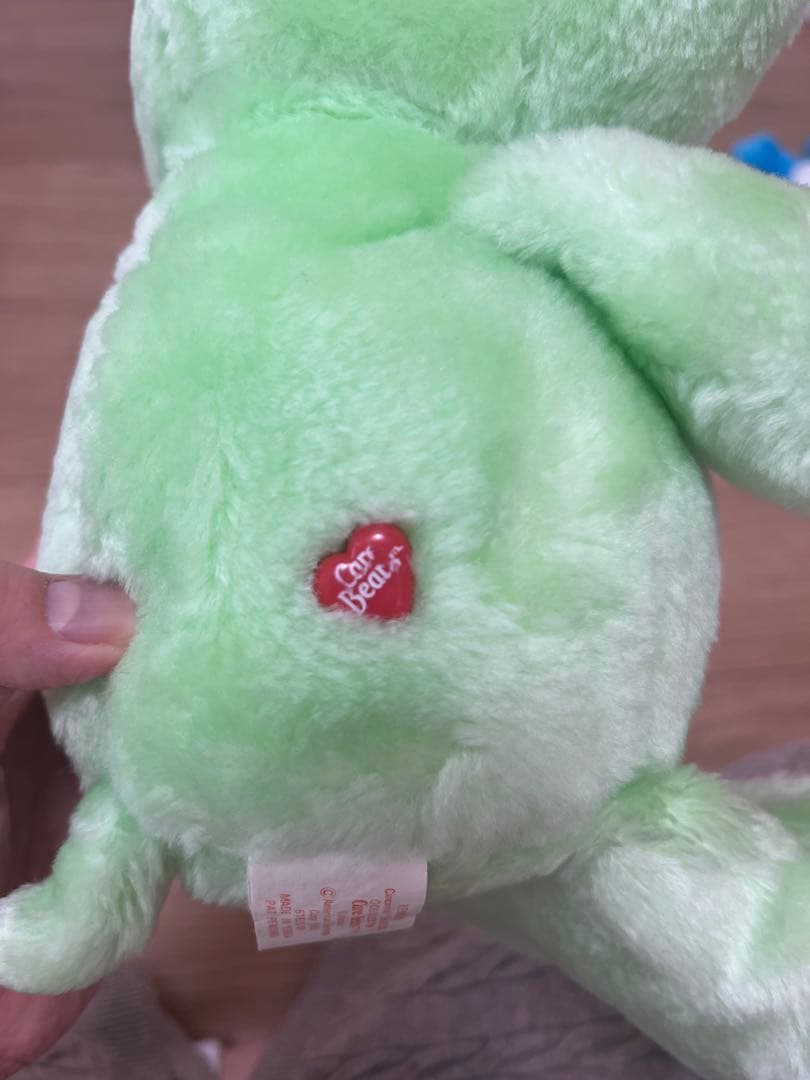 【値下げ】ケアベアグッドラックベア　ビンテージぬいぐるみ