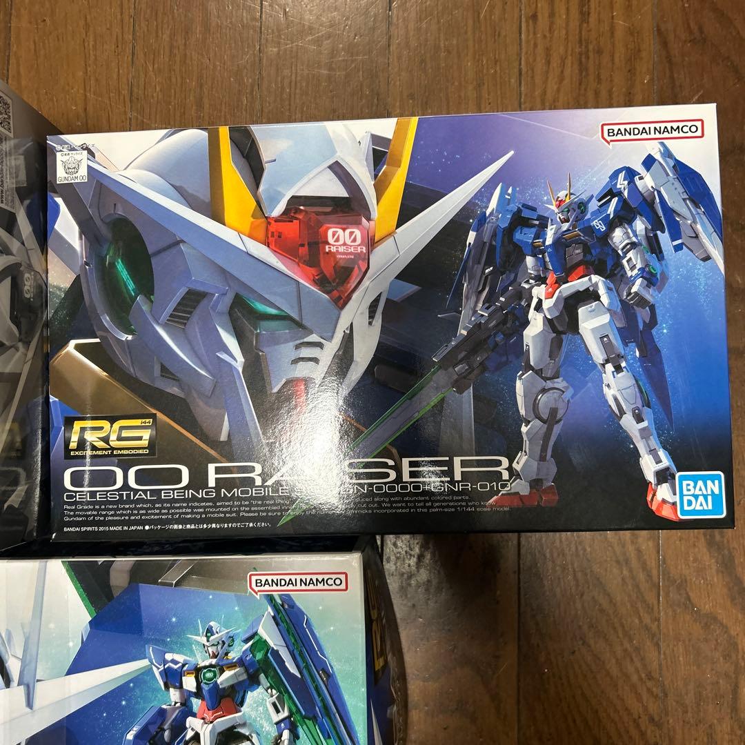 RG ダブルオーザンライザー、ダブルオーライザー、ダブルオークアンタ未使用新品