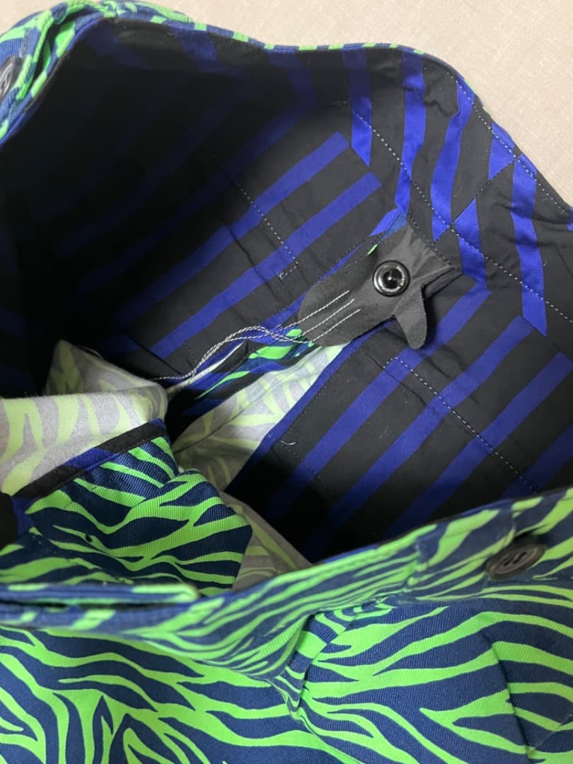 Bernhard Willhelmベルンハルト ネオンゼブラ柄パンツ