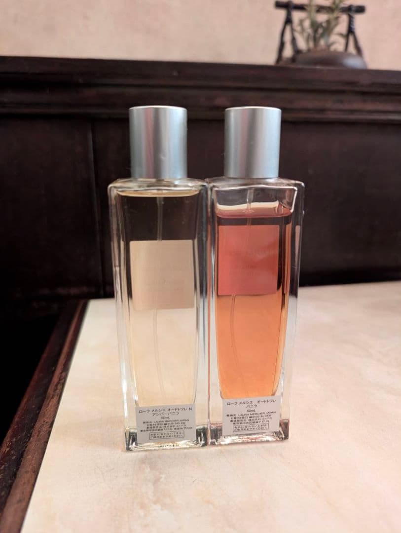 2本 LAURA MERCIER AMBRE VANILLE 、VANILLE