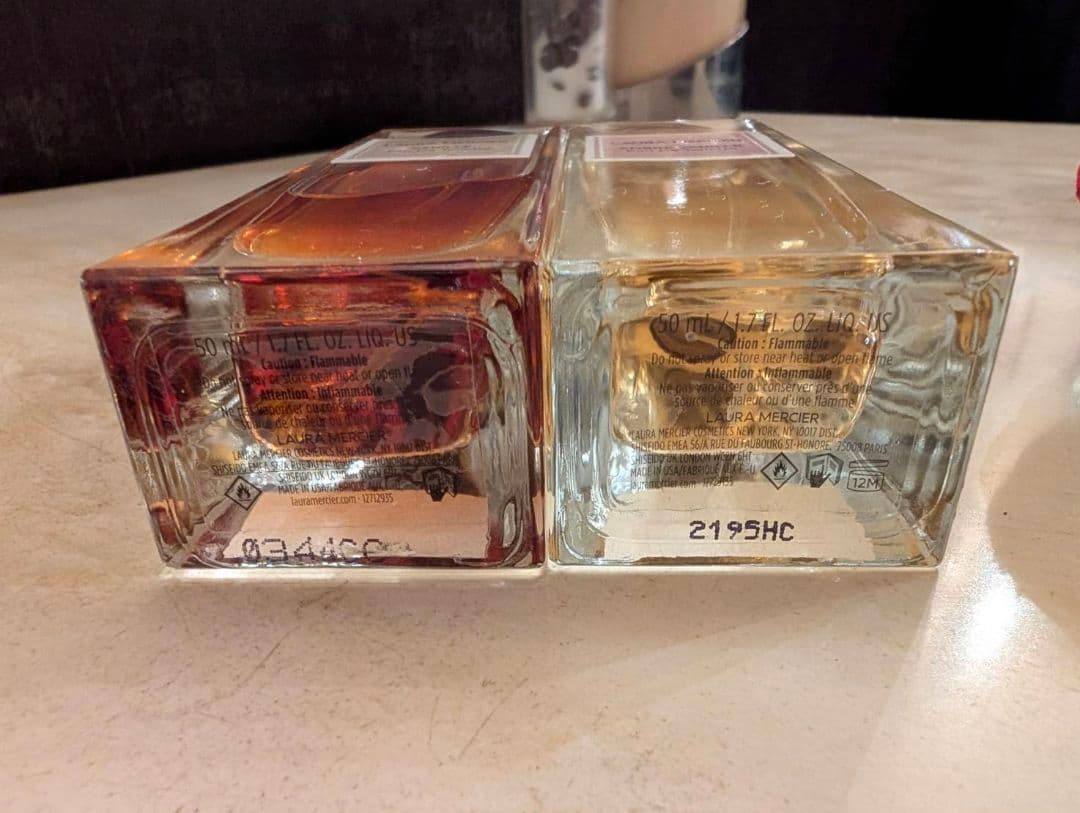 2本 LAURA MERCIER AMBRE VANILLE 、VANILLE