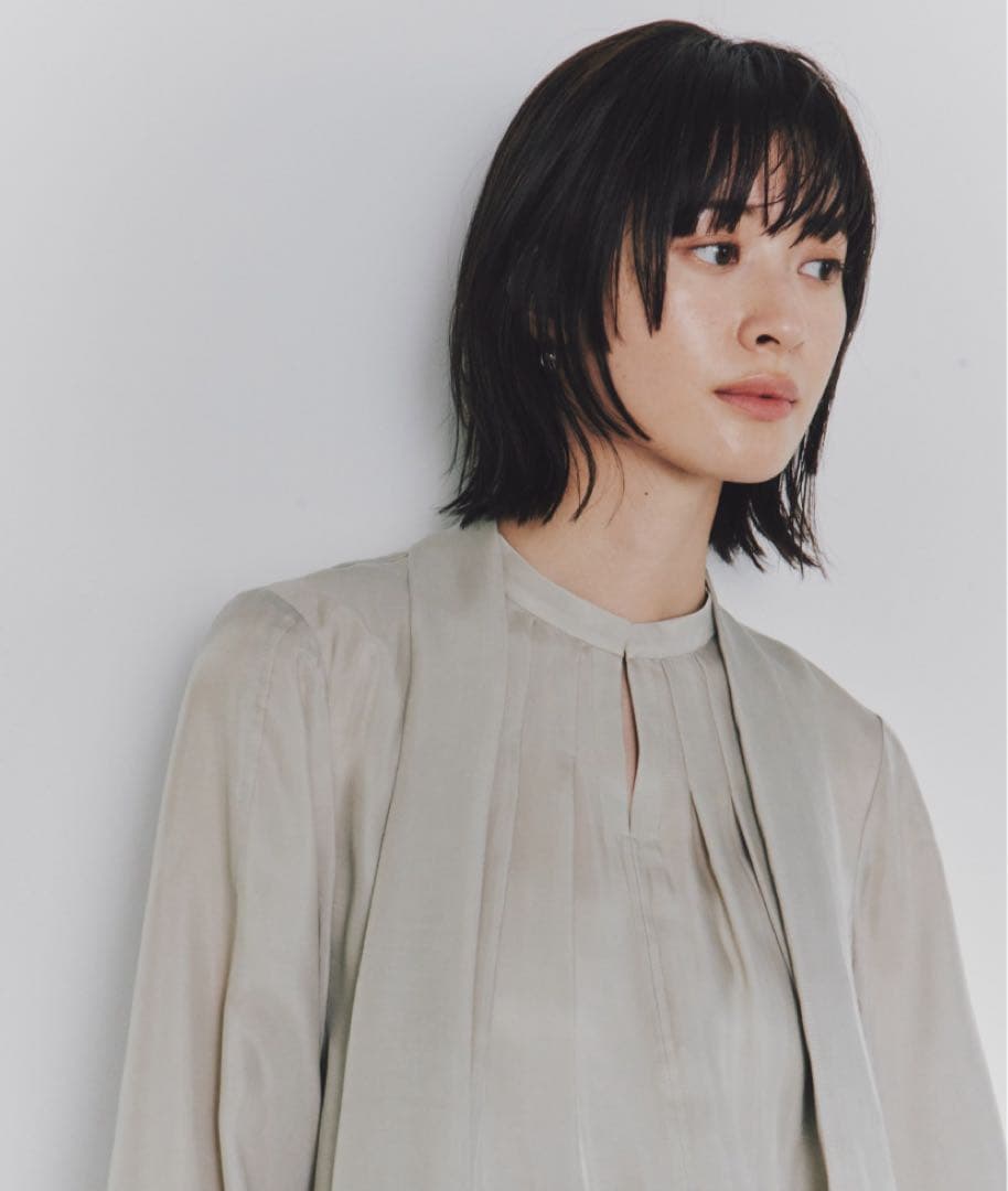 united tokyo キュプラタックブラウス｜ウォッシャブル/オケージョン