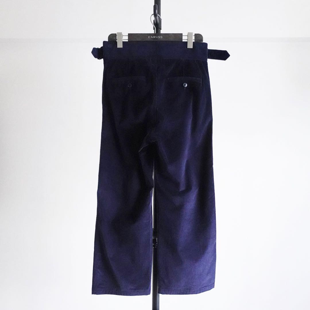 【極美品】agnes b. コーデュロイ　2タック　グルカトラウザーズ