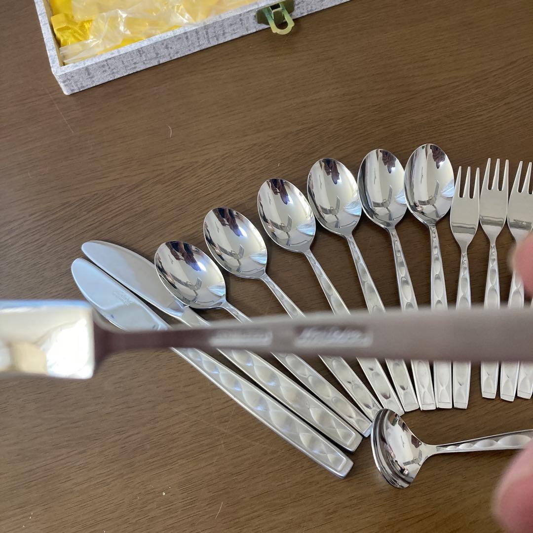 未使用　Noritakeステンレススチール カトラリーセット 16点　ナイル