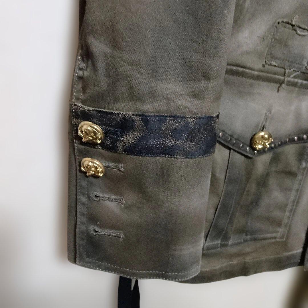 Roen hyde着用 ミリタリージャケット カーキ系 44