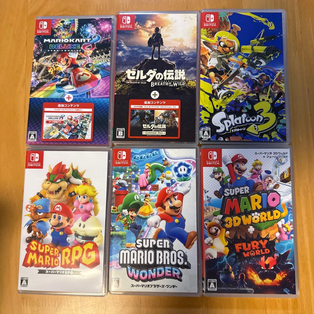 Nintendo Switch ゲームソフト6本セットまとめ売り