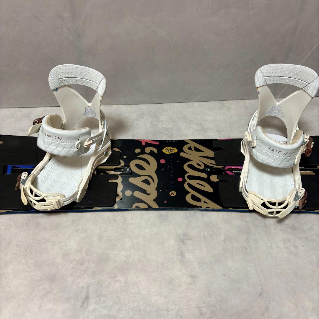 バートン SOCIALITE 147cm レディース　スノーボード　3点セット