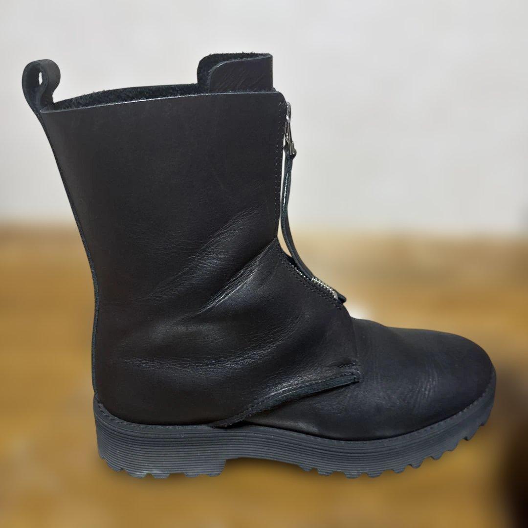 靴 argue.atelier ZIP BOOTS(SMOOTH LETHER)