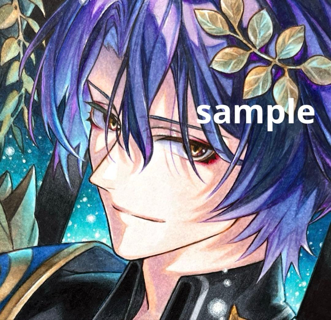 ✴︎ ちまき ✴︎ イラスト　手描き　アナログ　色紙