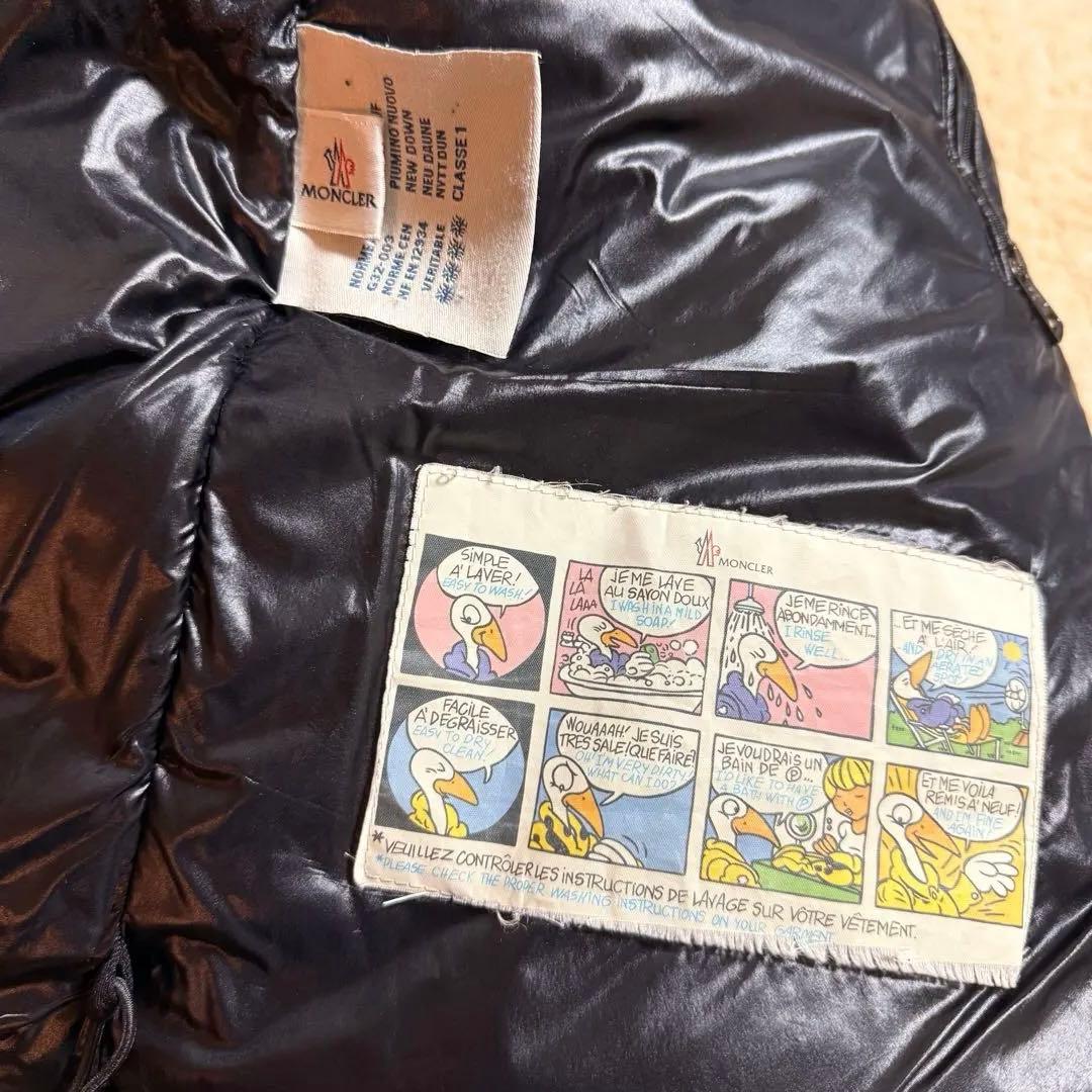 ■モンクレール モンジュネーブル■ブラック 0 ダウンジャケット メンズ