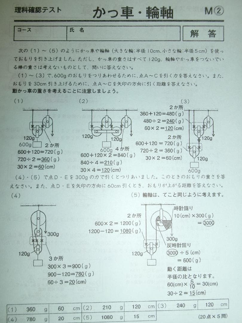 サピックス＊６年＊理科（生物地学物理化学）＊ 理科確認テスト／全９５回以上＊貴重