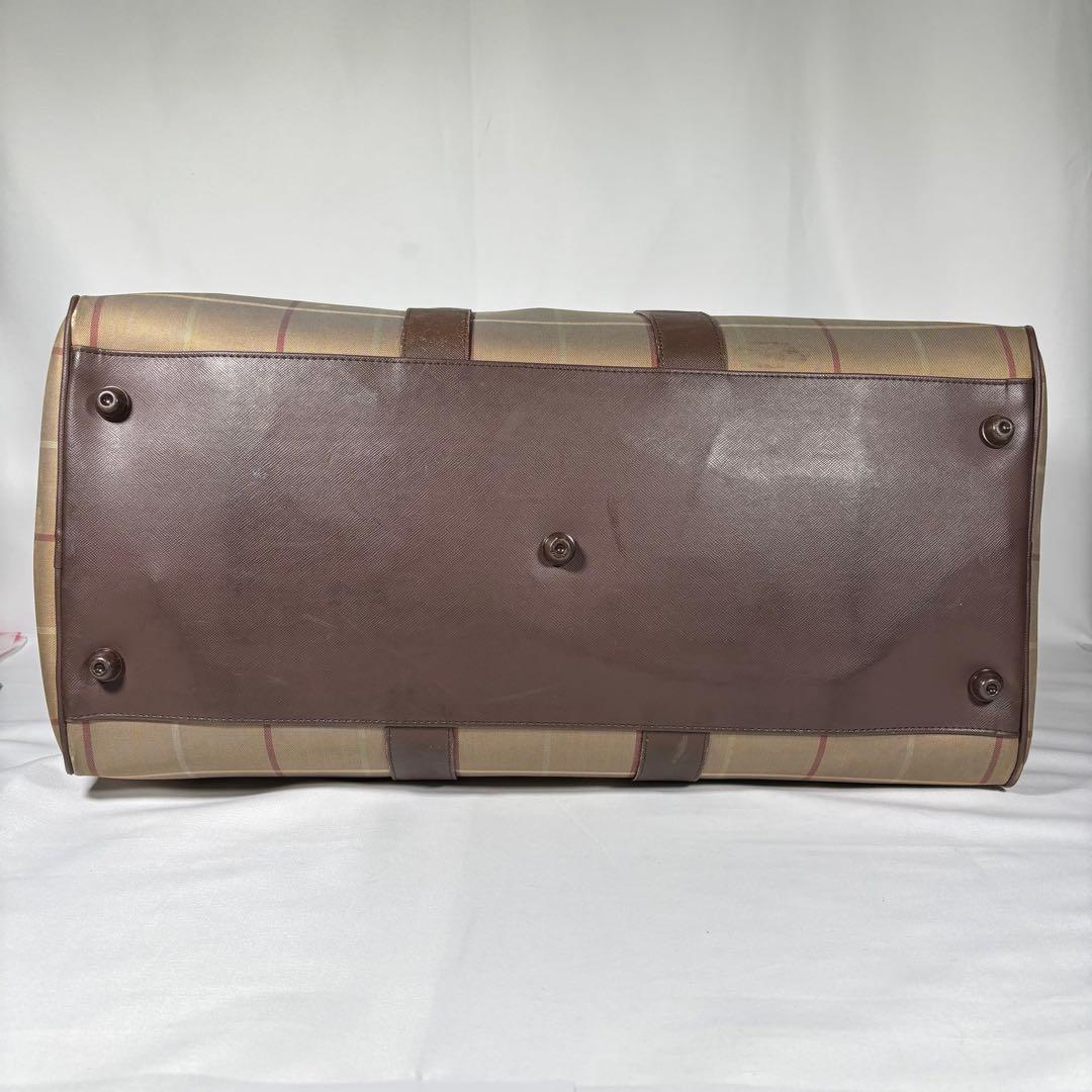 バーバリー Burberry ボストンバッグ ヴィンテージ ノバチェック 玉虫色