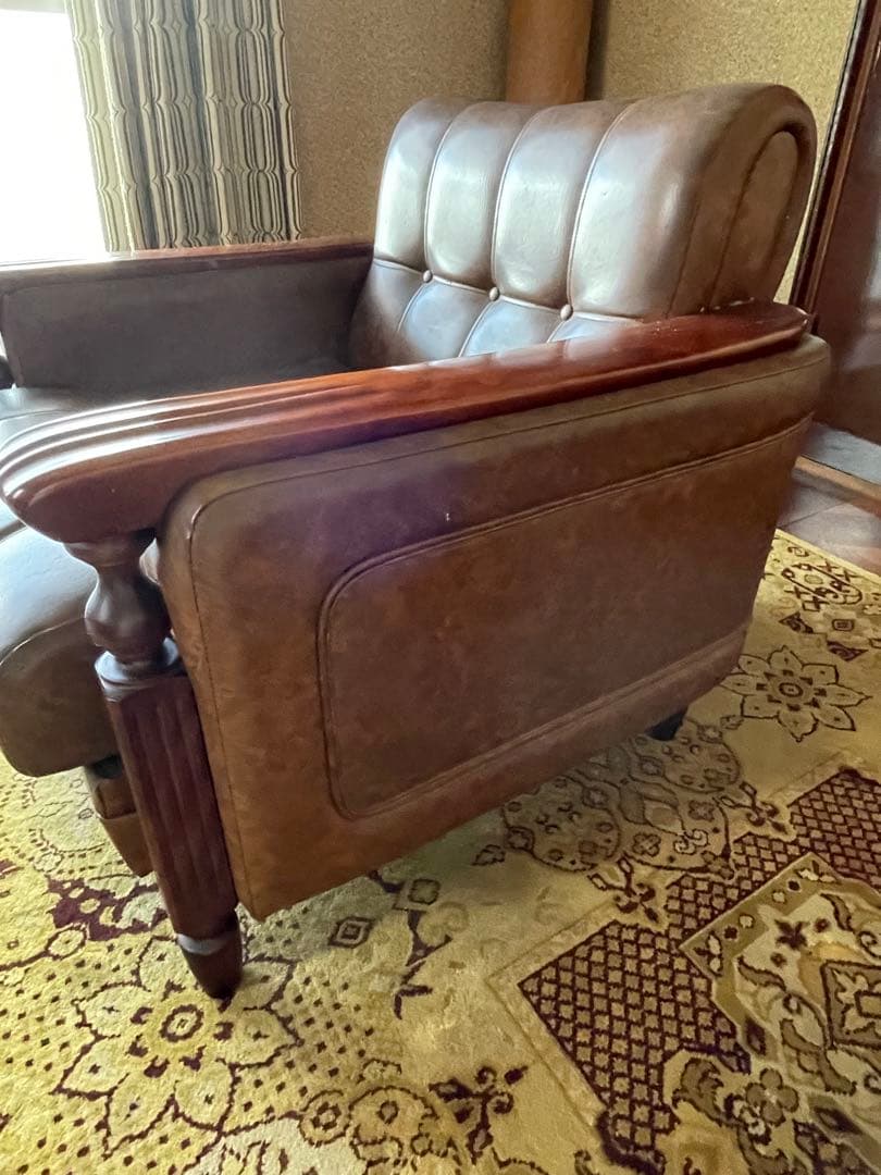 昭和レトロ　1人掛けソファ-1