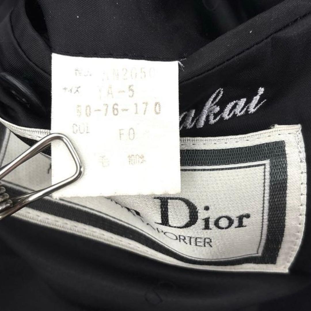 【美品】Dior　クリスチャンディオール　　スーツ　ジャケット　金具ロゴボタン