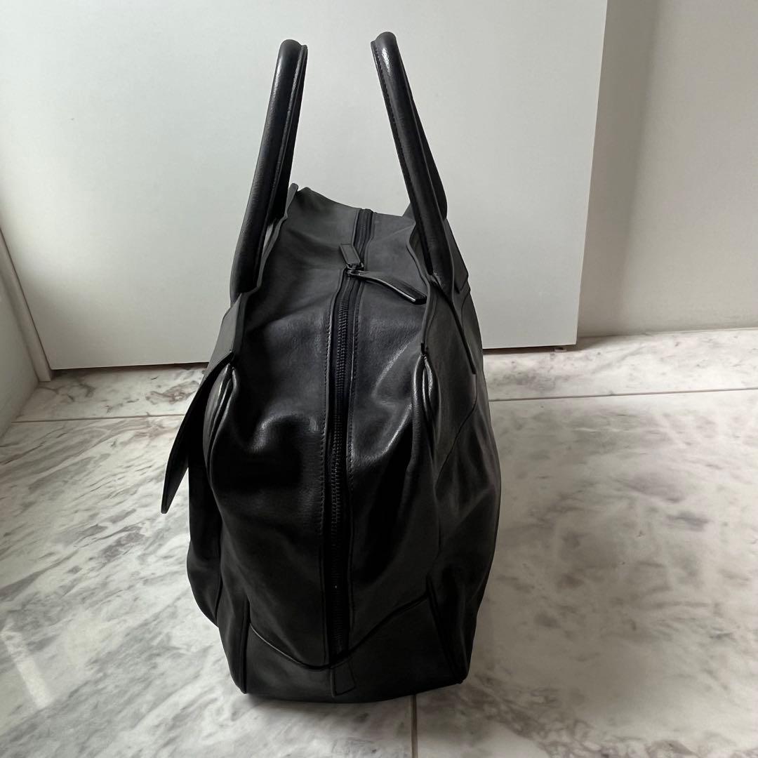 FALORNI ファロルニ レザー ボストンバッグ ブラック