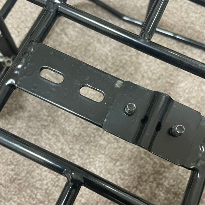 自転車　カゴ　黒