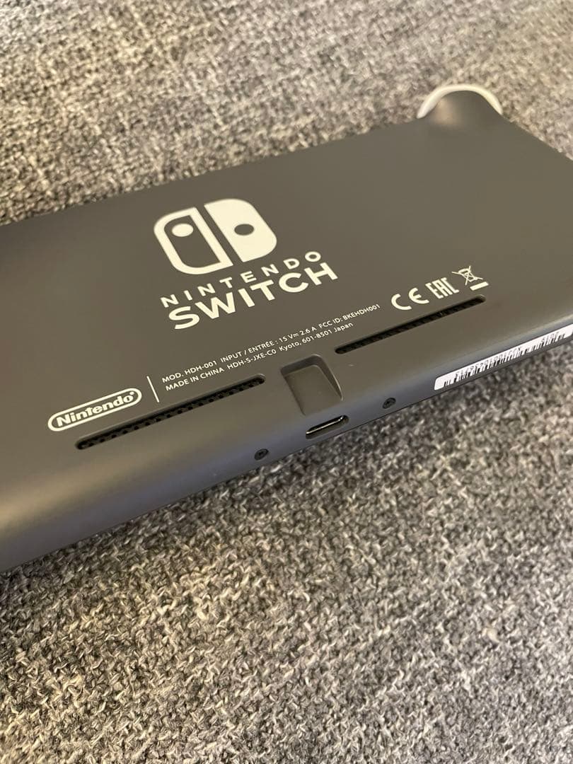 switchライト 本体のみ グレーとあつ森ケース