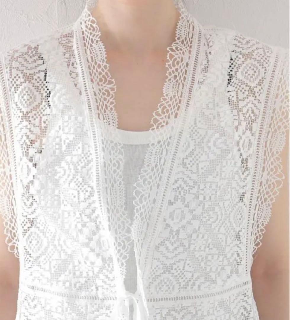 plage レースカットソー