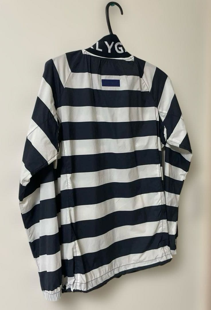 パーリーゲイツ　薄手ジャンパー　ネイビー×ホワイト