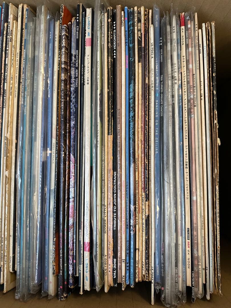 レコードボックス 多数のジャンルまとめ売り