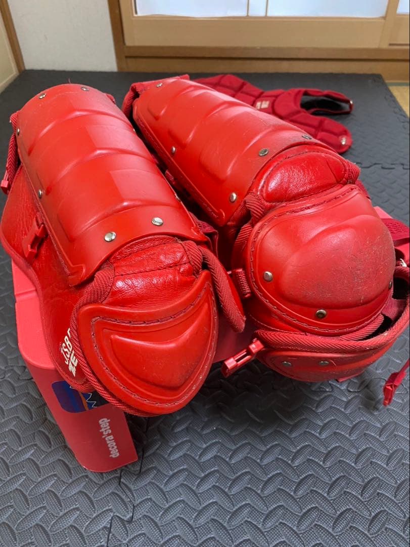 ゼット ZETT 軟式用 防具6点セット キャッチャー　プロテクター　中古