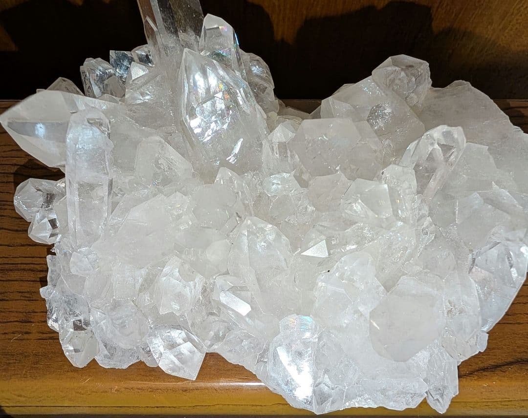 ◆超強いパワーヒマラヤ産天然水晶クラスター　24時間以内に発送