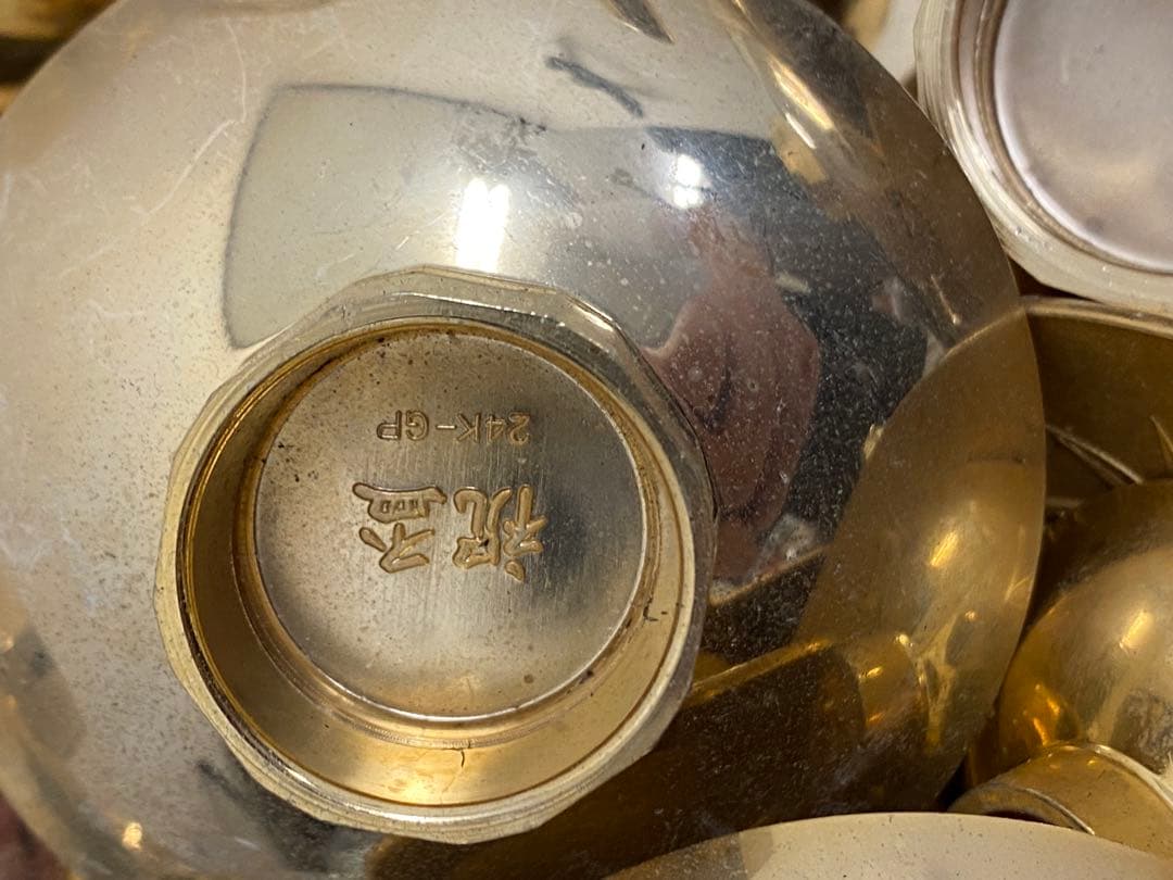 3-1909 24KGP 金盃・急須まとめ　約5.88kg