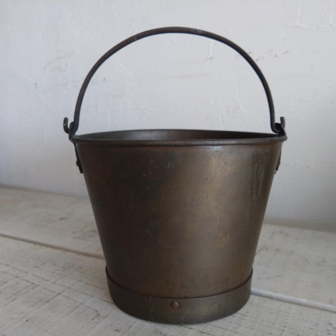 銅製　バケツ　古道具