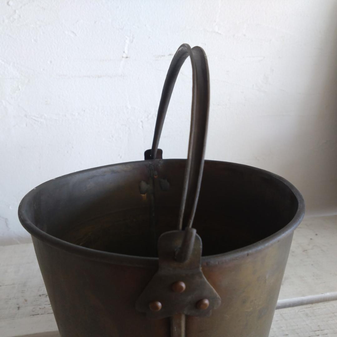 銅製　バケツ　古道具