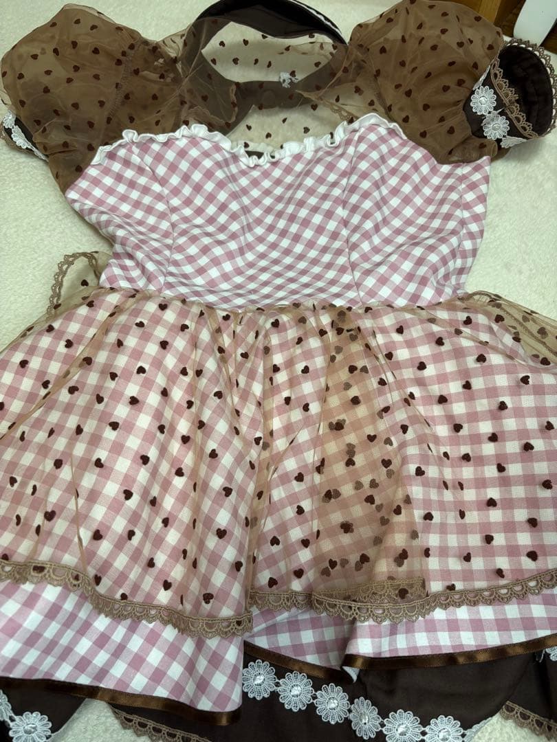 ラブハートブラウニーキャットメイドバレンタインコスプレMalymoon