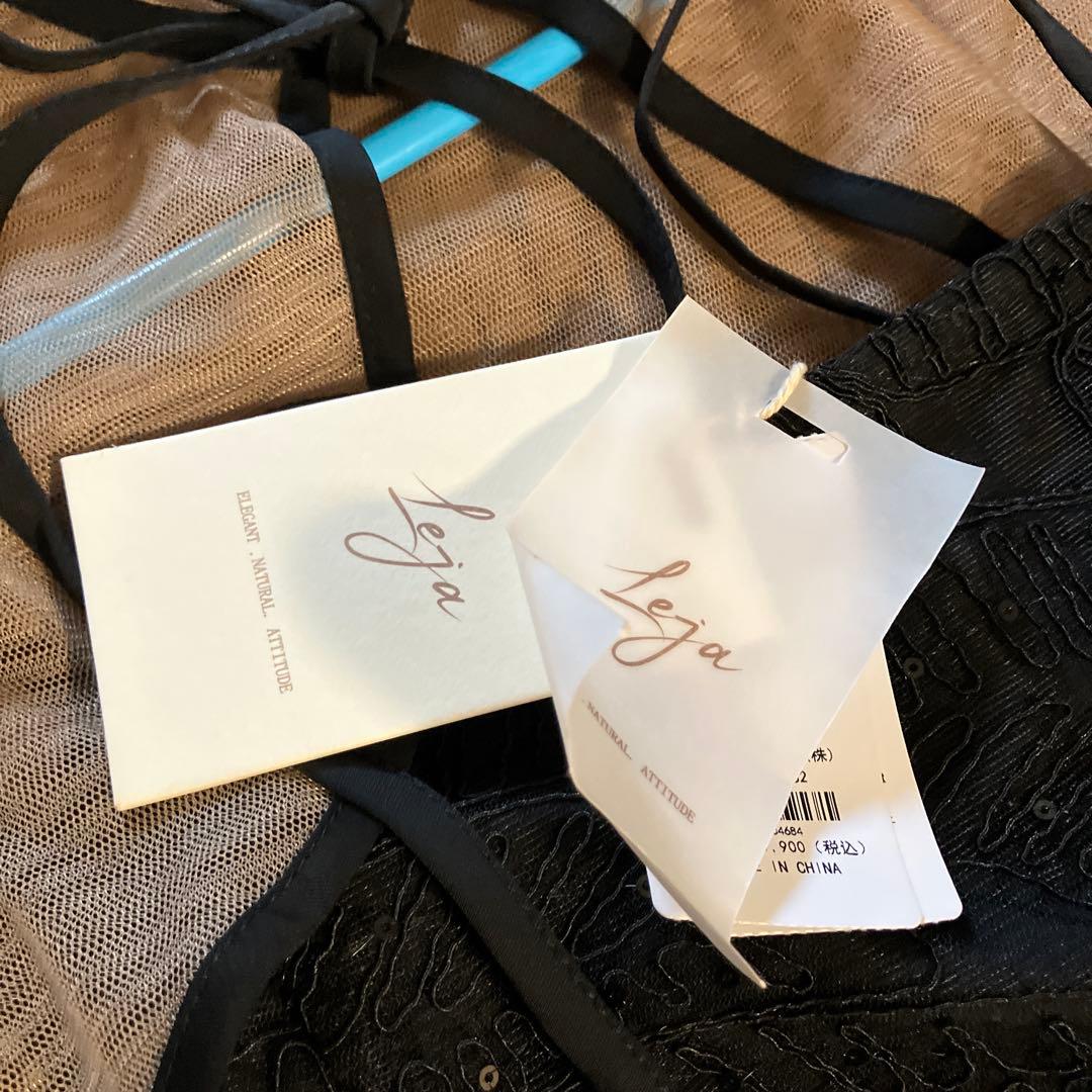 み*た様 Leja ブラック パーティードレス Sサイズ