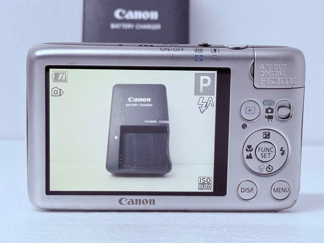 Canon IXY 400F シルバー 動作確認済 薄型 軽量 コンデジ レトロ